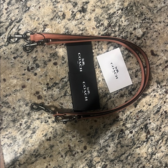 Coach Rogue Coral Leather Satchel - Picture 4 of 5
